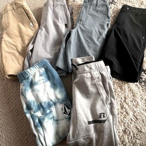 Lot is of Quicksilver boys amphibian shorts.